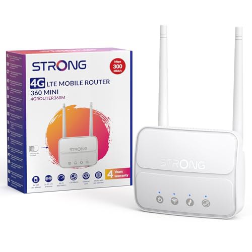 Strong Router WiFi N300 Mbps 4G, Red 4G Cat4 LTE