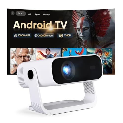 Proyector 1080P Nativo con Android 14, 4K Soportado 240 ANSI