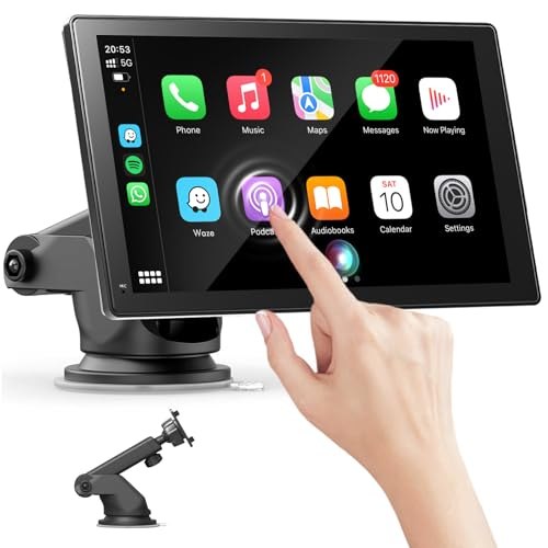 XVDXVC Pantalla Coche, 7 Pantalla Carplay Coche para A-pple...