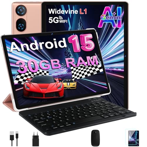 DMOAO Tablet 10 Pulgadas Android 15 con Gemini AI